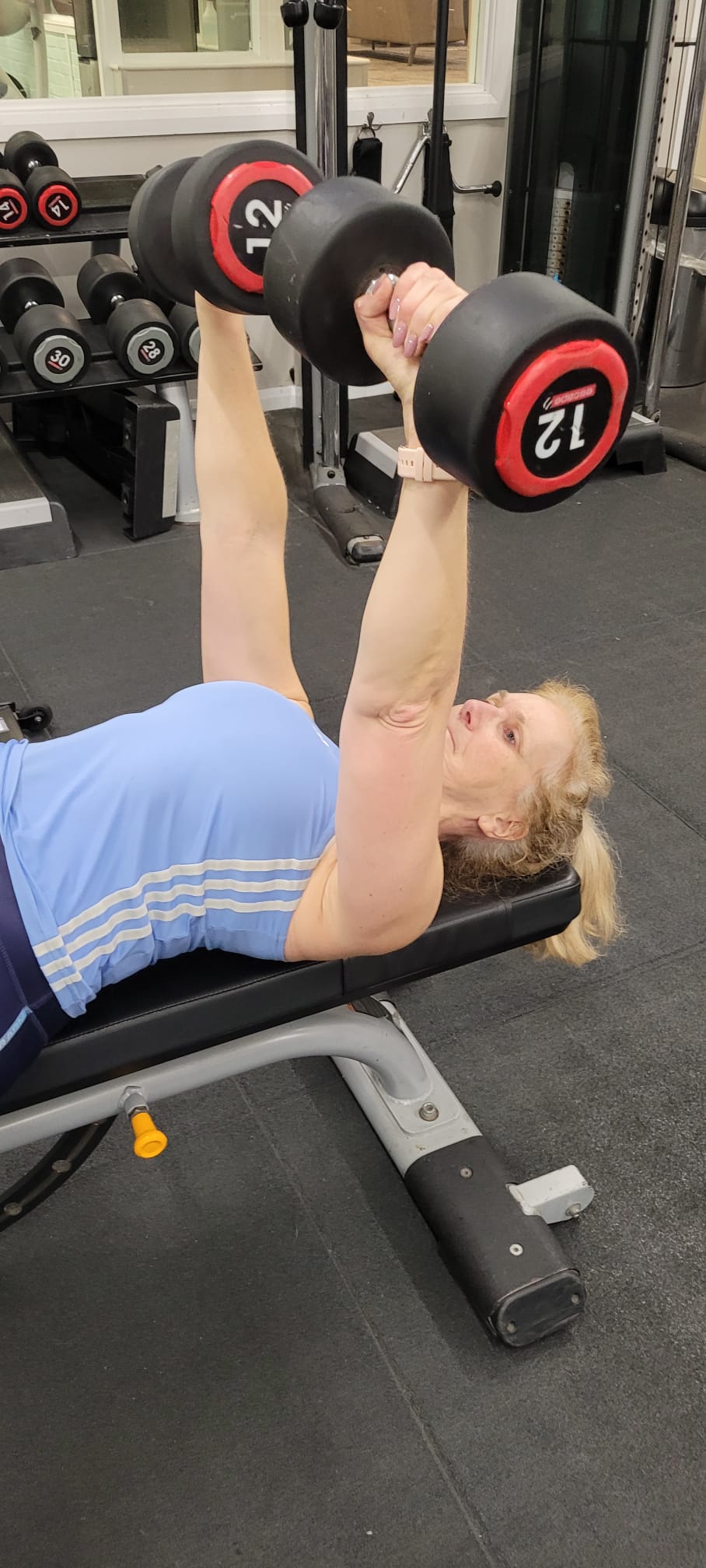 Ruth Kennell Doing Weights